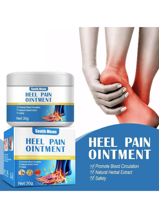 South Moon Heel Pain Herbal Ointment – Natural Pain Relief Cream for Heel, Arthritis, Rheumatism & Bone Spur Treatment