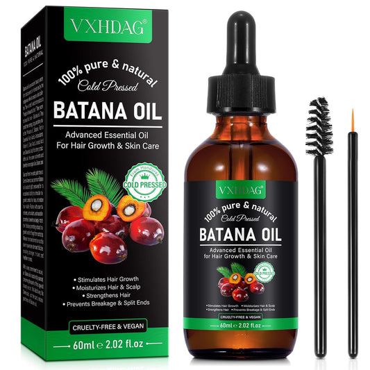100% Pure Batana Oil from Honduras – Natural Hair Growth & Repair Treatment - Nourishes, Strengthens & Restores Shine (2.02 fl oz)
