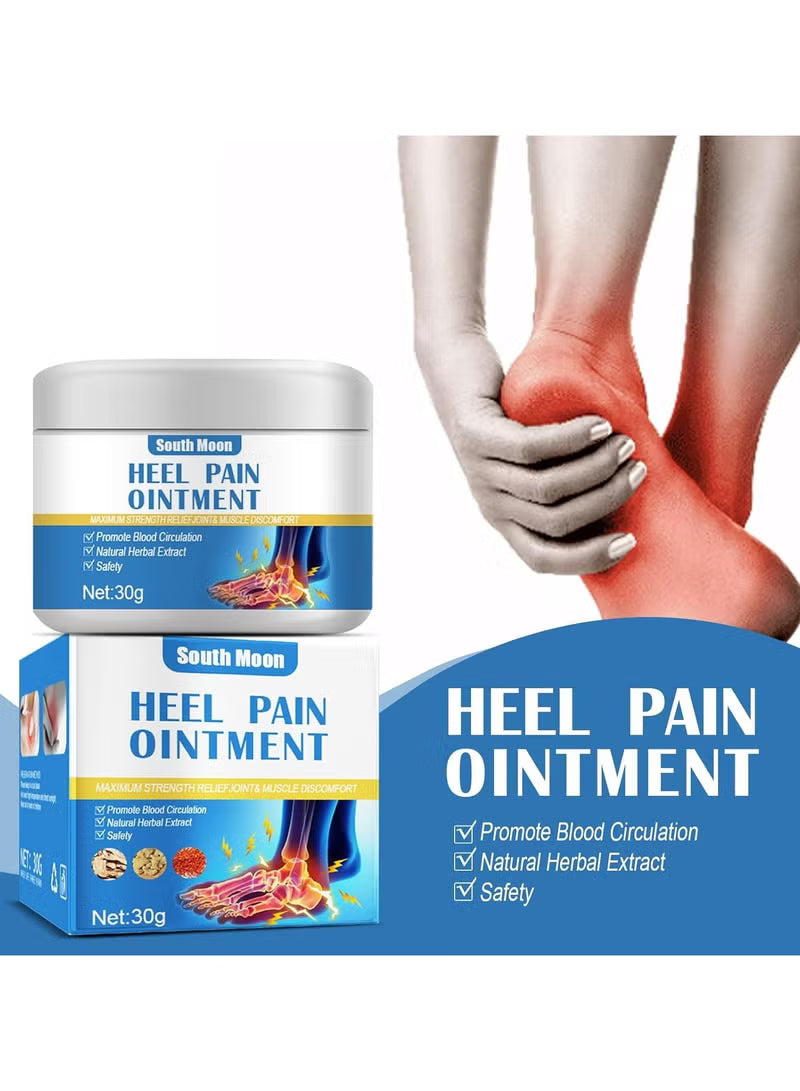 South Moon Heel Pain Herbal Ointment – Natural Pain Relief Cream for Heel, Arthritis, Rheumatism & Bone Spur Treatment