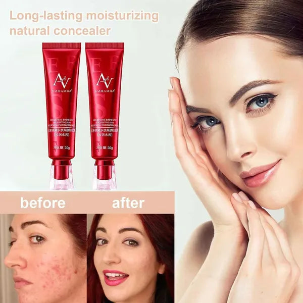 FV Makeup Foundation – Full Coverage Liquid Concealer & Acne Care Face Cream | Flawless Long-Lasting Finish (30ml)