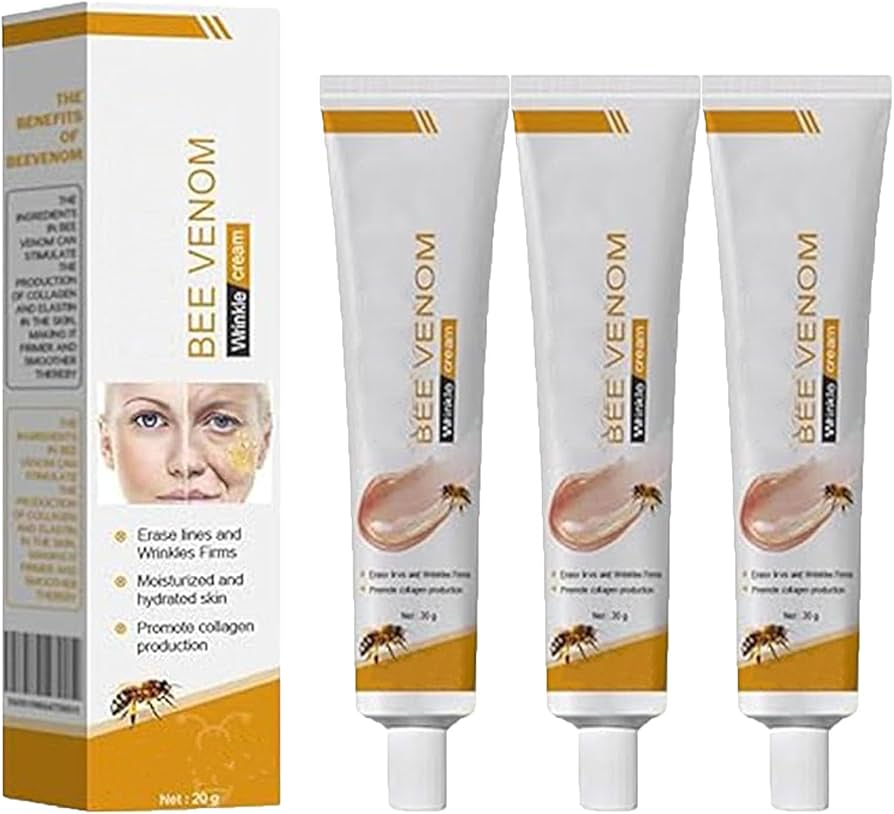 Botox Bee Venom Wrinkle Cream – Anti-Aging & Collagen Boosting Moisturizer for Firm, Tight, and Hydrated Skin