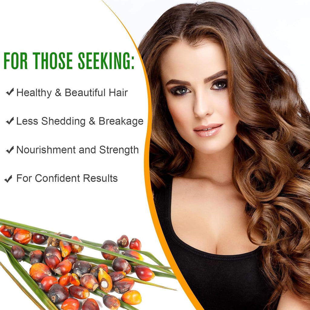100% Pure Batana Oil from Honduras – Natural Hair Growth & Repair Treatment - Nourishes, Strengthens & Restores Shine (2.02 fl oz)