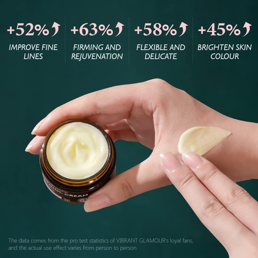 Retinol Face Cream – Whitening, Anti-Wrinkle & Deep Moisturizer for Dry Skin | Skin Firming & Rejuvenation