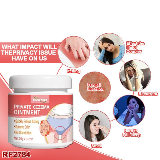 South Moon Female Private Eczema Ointment – Soothing Anti-Itch & Odor Control Cream for Sensitive Skin (20g)
