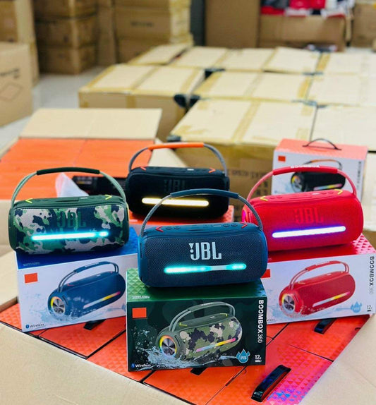 JBL X360 20W Bluetooth Outdoor Speaker – RGB LED, TWS Stereo, FM Radio