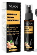 EELHOE Herbal Hair Growth Essence Spray – Natural Ginger Hair Regrowth Treatment – Anti-Hair Loss & Beard Growth Serum for Men and Women (30ml)