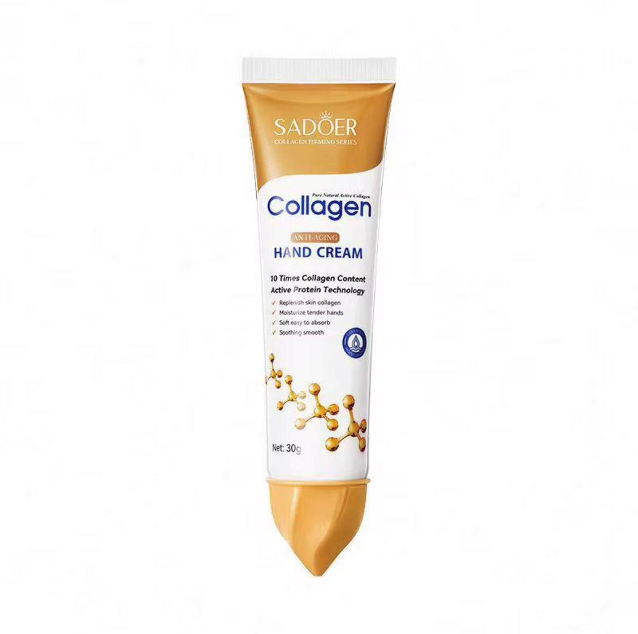 SADOER Collagen Anti-Aging Hand Cream – Firming & Deep Hydration (30g)