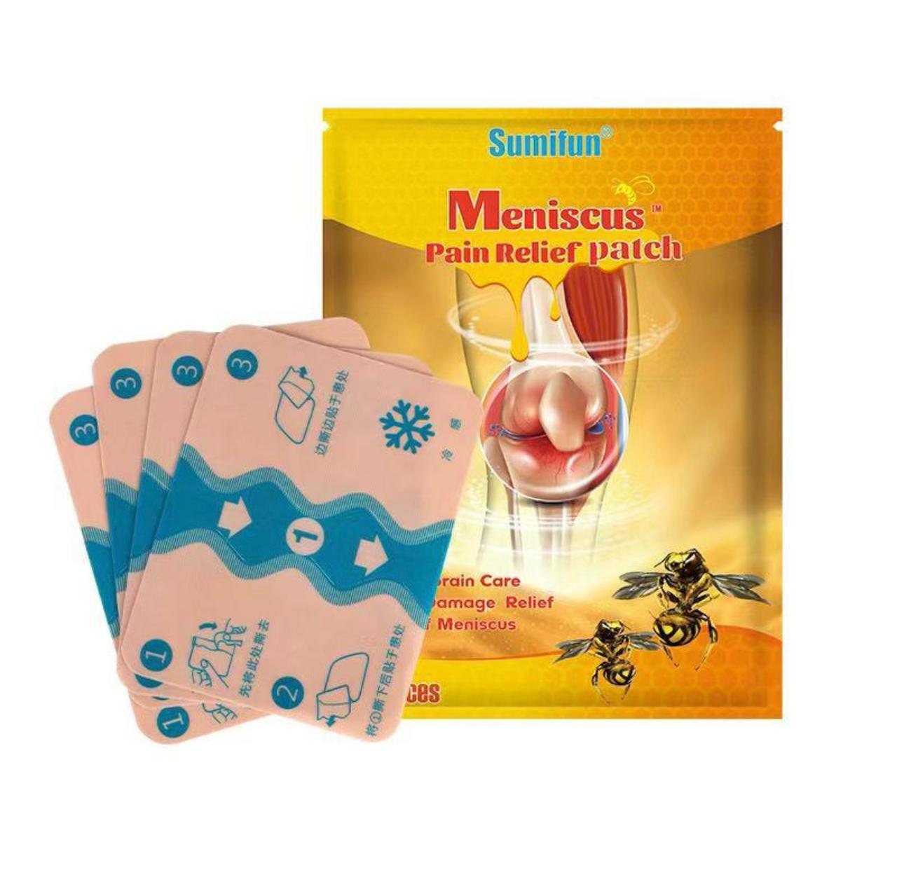 Sumifun Meniscus Pain Relief Patch – Targeted Knee Sprain & Joint Support (4 Patches)