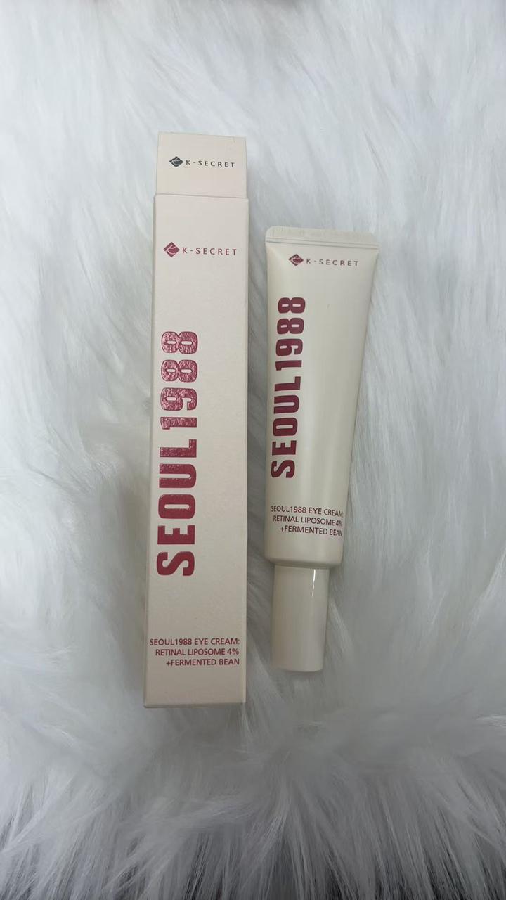 K-SECRET Seoul 1988 Eye Cream – Anti-Aging Retinal Liposome 4% with Fermented Bean – Brightening & Firming Korean Eye Treatment