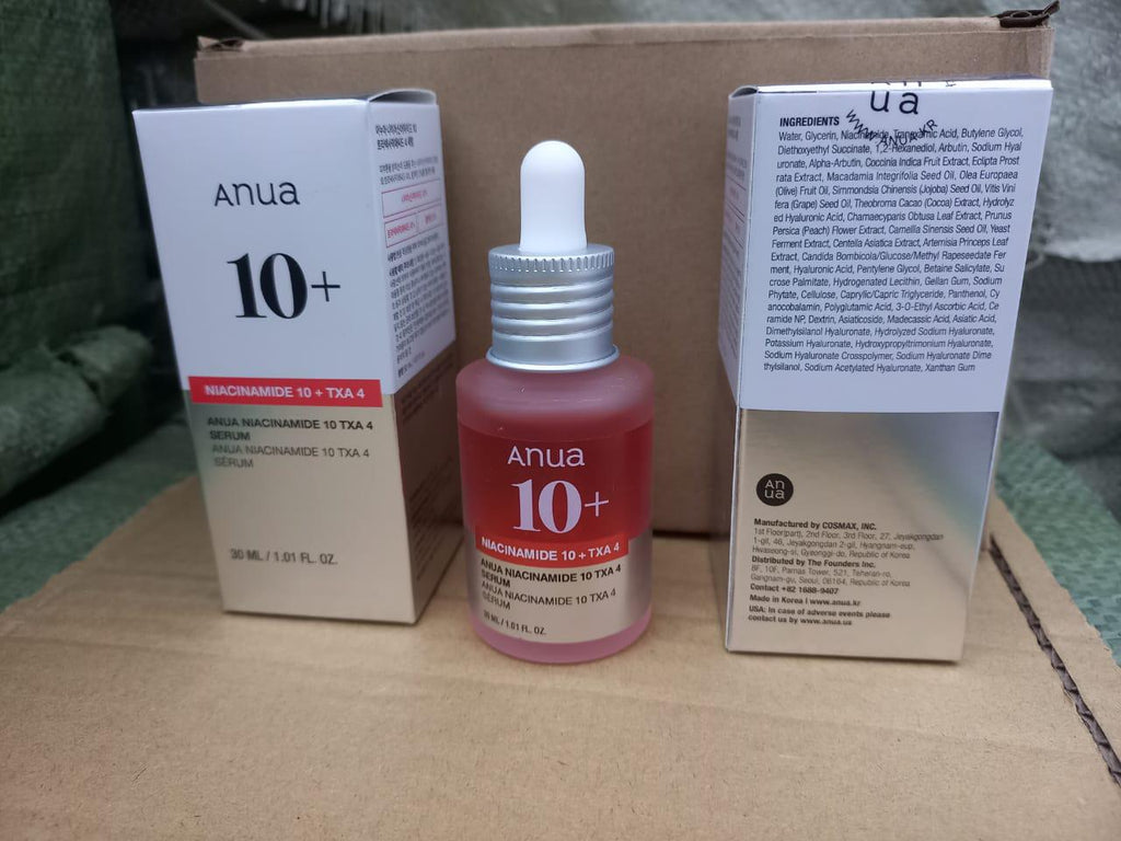 Anua Niacinamide 10% + TXA 4% Serum – Advanced Brightening & Dark Spot Correcting Essence (30ml)