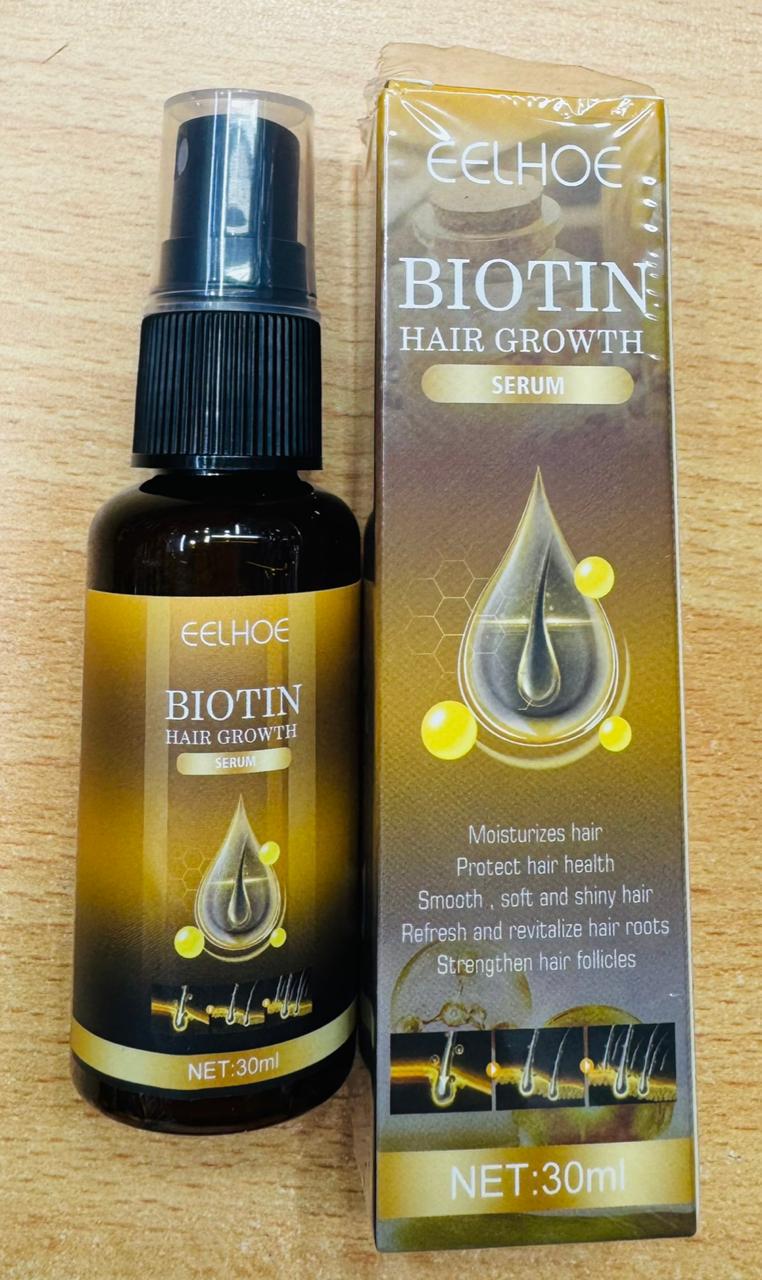 EELHOE Biotin Hair Growth Serum – Revitalizing Scalp & Follicle Treatment (30ml)