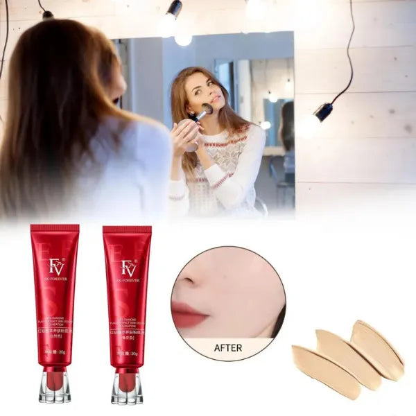 FV Makeup Foundation – Full Coverage Liquid Concealer & Acne Care Face Cream | Flawless Long-Lasting Finish (30ml)