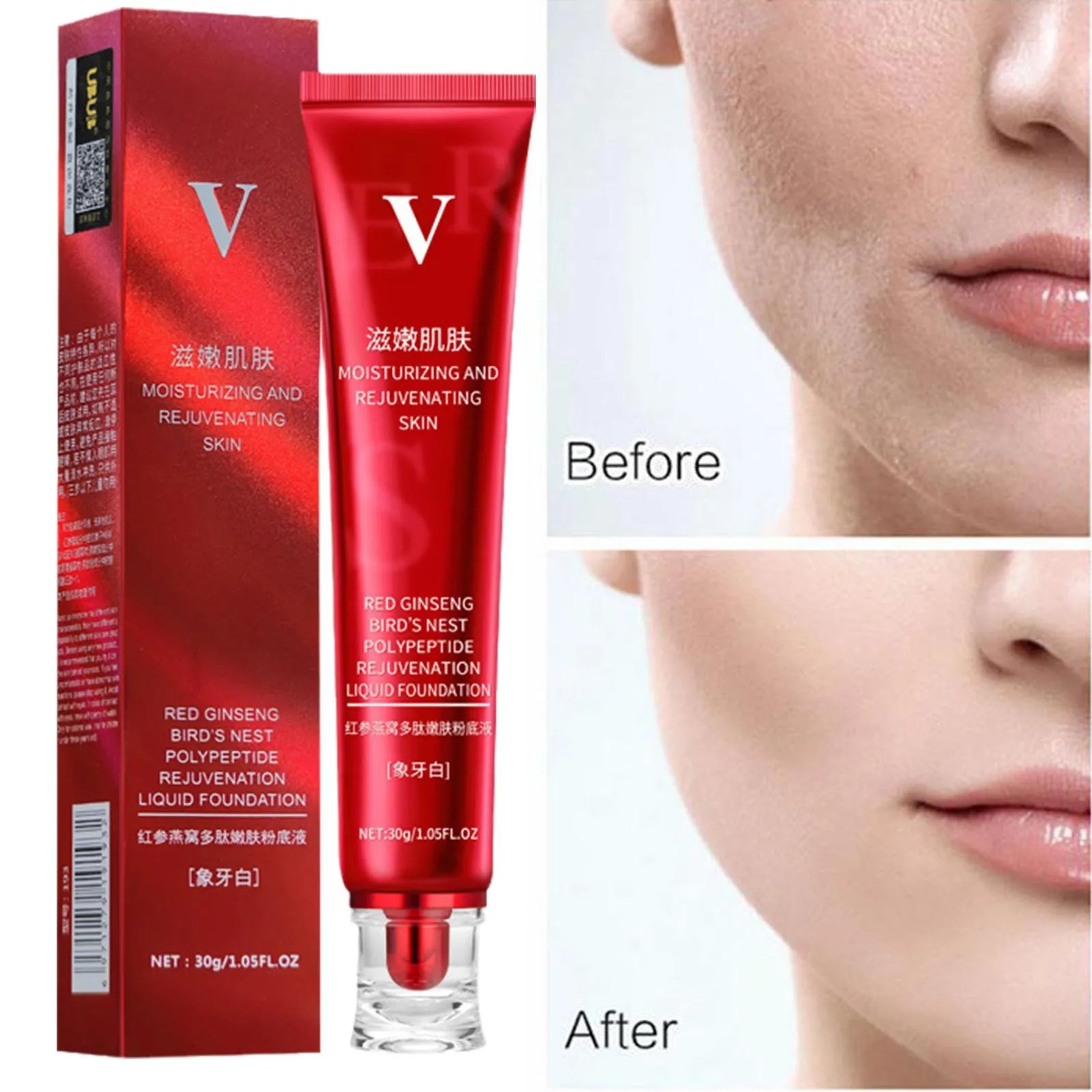 FV Makeup Foundation – Full Coverage Liquid Concealer & Acne Care Face Cream | Flawless Long-Lasting Finish (30ml)