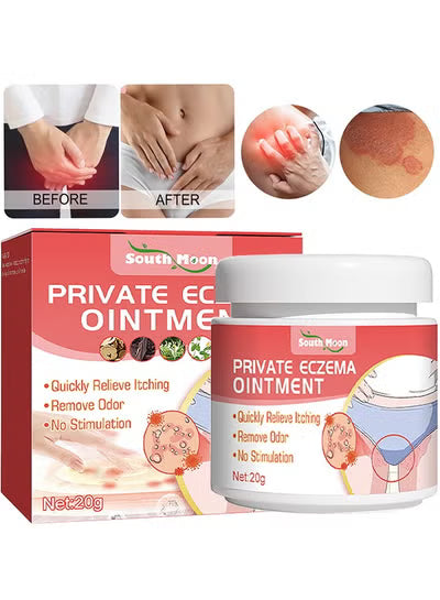 South Moon Female Private Eczema Ointment – Soothing Anti-Itch & Odor Control Cream for Sensitive Skin (20g)