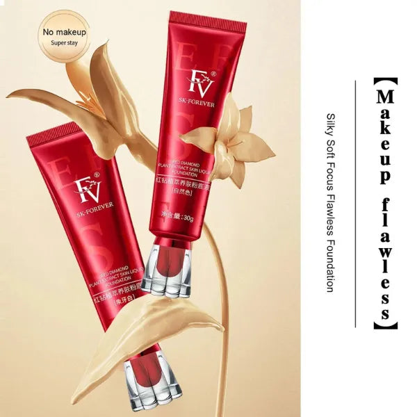 FV Makeup Foundation – Full Coverage Liquid Concealer & Acne Care Face Cream | Flawless Long-Lasting Finish (30ml)