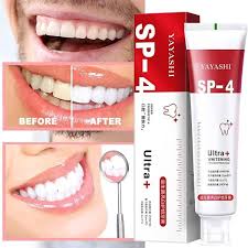 Yayashi SP-4 Ultra+ Whitening Toothpaste – Super Probiotic Deep Cleaning & Stain Removal Formula for Bright, Healthy Teeth
